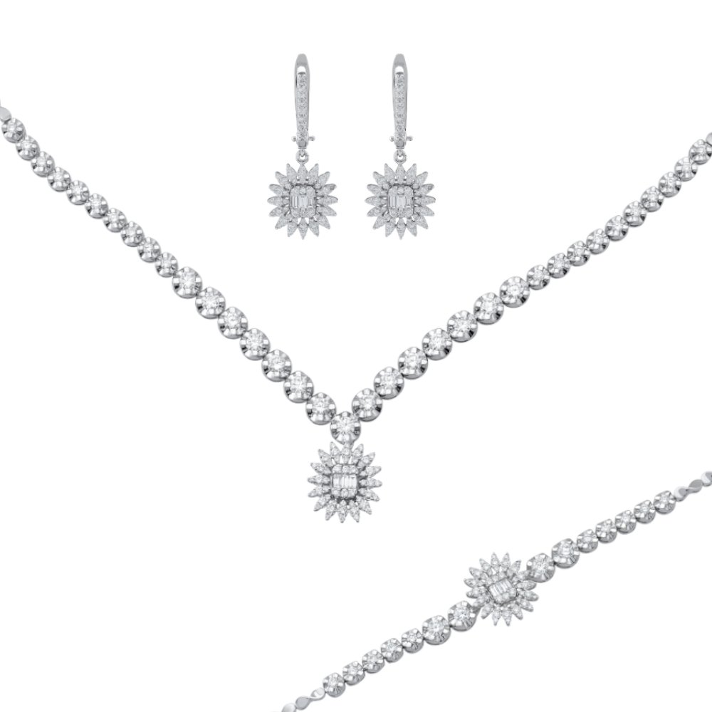 0.01 Karat Pirlanta Set Takım