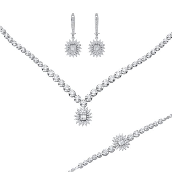 0.01 Karat Pirlanta Set Takım