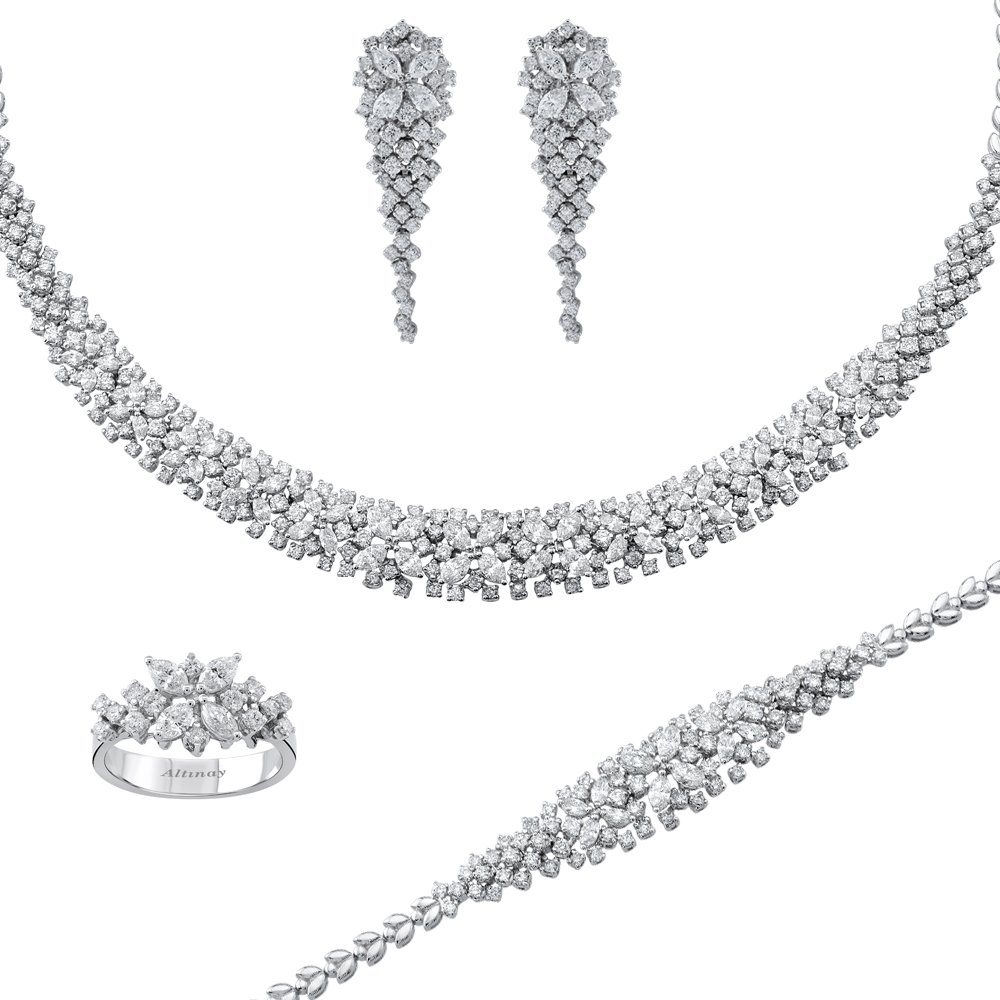 0.01 Karat Pirlanta Set Takım