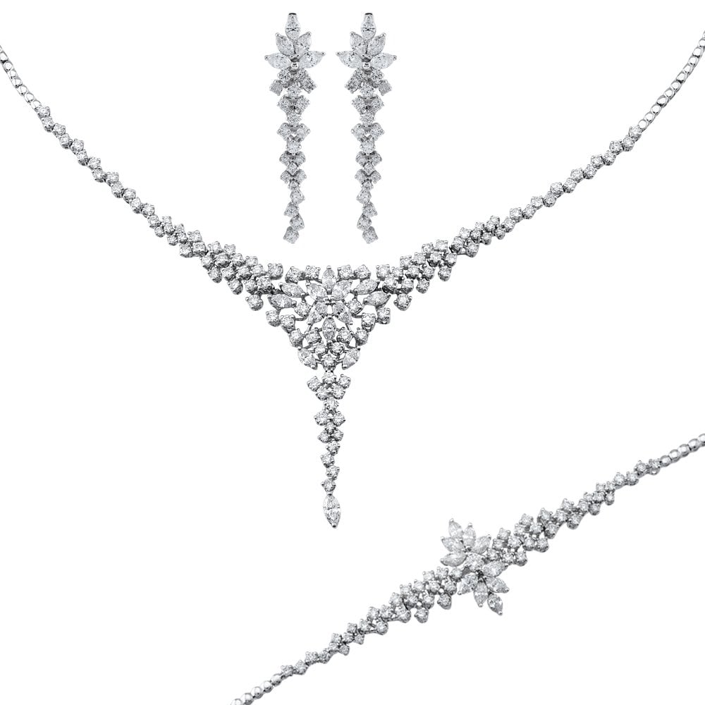 0.01 Karat Pirlanta Set Takım